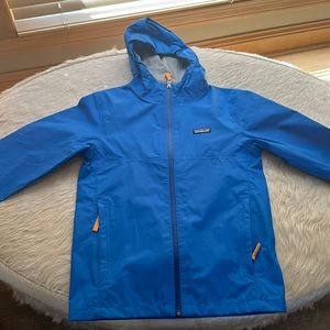 Boys Patagonia Blue Torrentshell Rain Jacket  NWT M